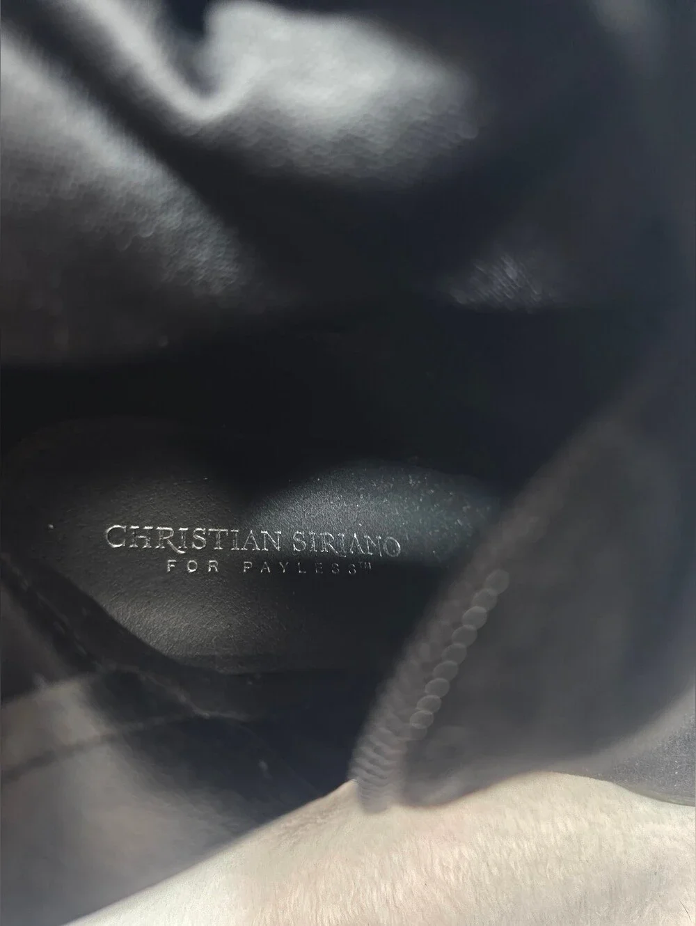 Christian Siriano Black Suede Over-the-Knee Block Heel Boots- Sizd 7 1/2